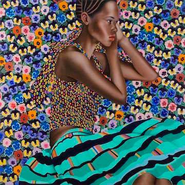 Jocelyn Hobbie, Abundance, 2015 Oil on canvas 36 x 36 inches Private Collection, New York, NY