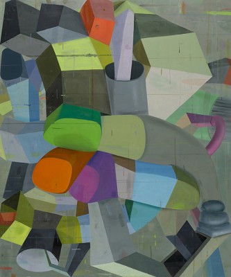Deborah Zlotsky, PIttsburgh left, oil on canvas, 2014
